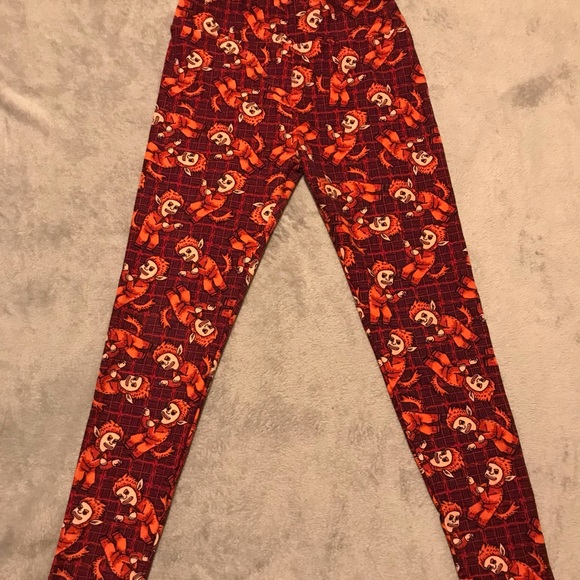 LulaRoe Halloween Ware Wolf Leggings, One Size - Picture 1 of 4